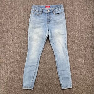 Guess Los Angeles Womens Skinny Jeans Light Wash Blue Denim Size 30 Casual